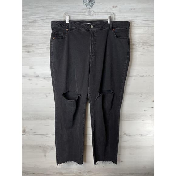 Old Navy Black Straight Leg Jeans - Picture 1 of 13